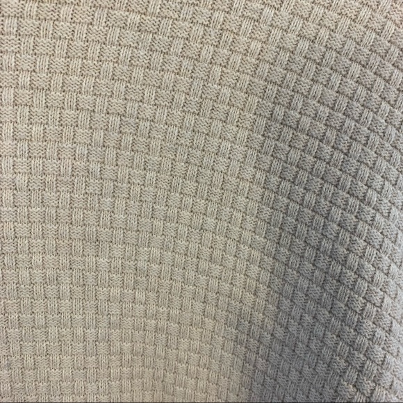 Bruun & Stengade Sweater Men's Crew Neck Waffle Knit Size L Large Tan - Picture 2 of 7